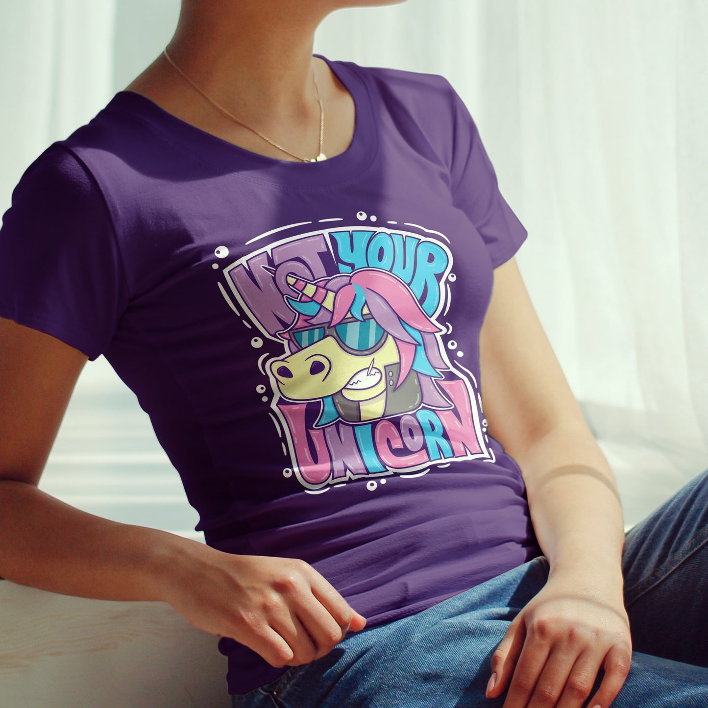 Not Your Unicorn Polyamory Tee Shirt