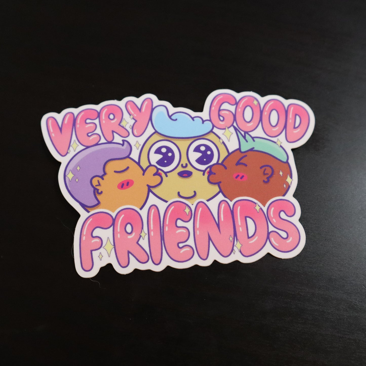 Very Good Friends Vinyl Sticker (3.5"x2.5")