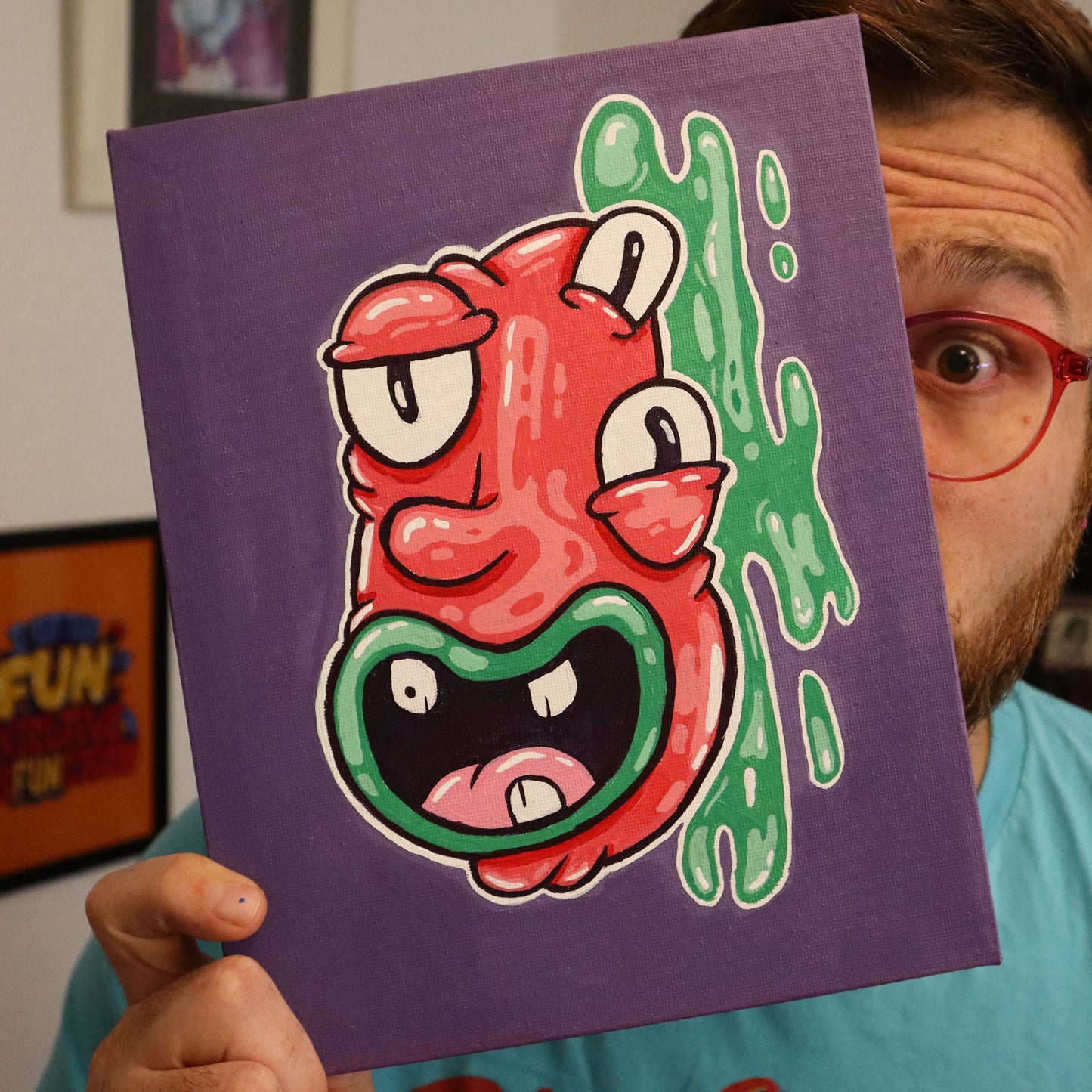 Marcus the Monster Original Painting