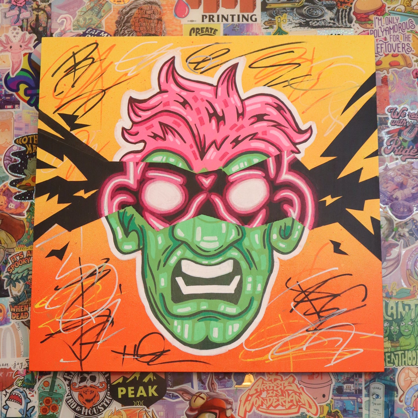 He Was A Lazer Boi Original Painting