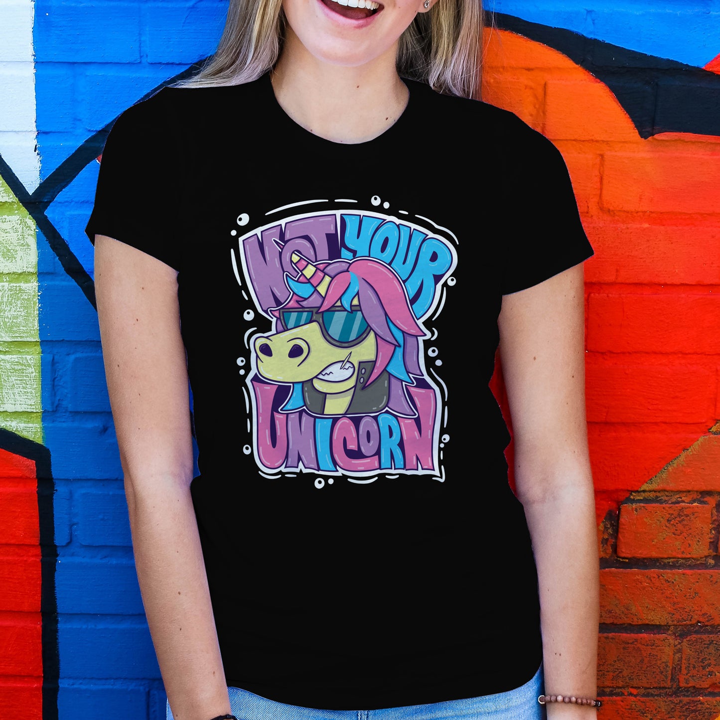 Not Your Unicorn Polyamory Tee Shirt