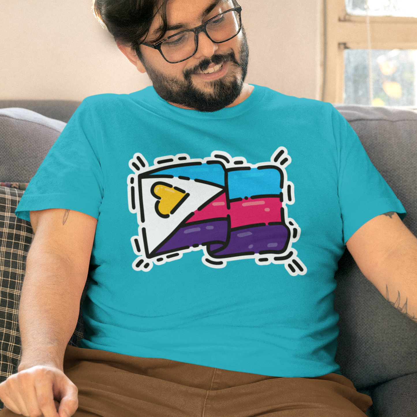 Polyamory Pride Flag Tee