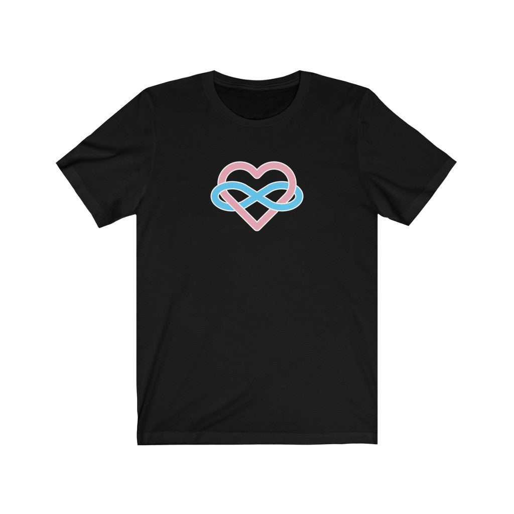 Transgender Infinity Heart Polyamory Tee