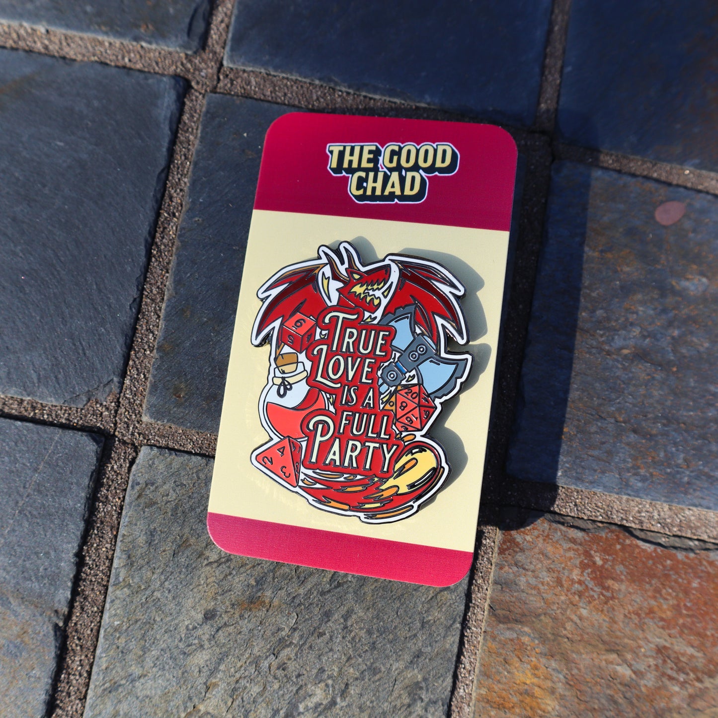 True Love is a Full Party Hard Enamel Pins