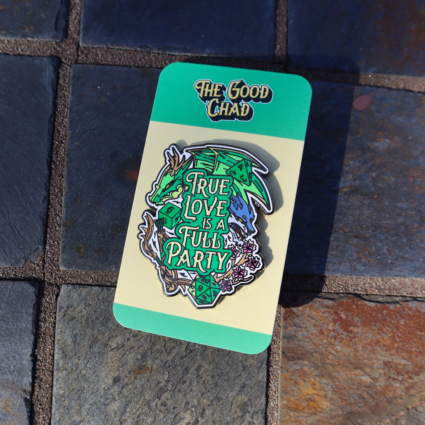 True Love is a Full Party Hard Enamel Pins