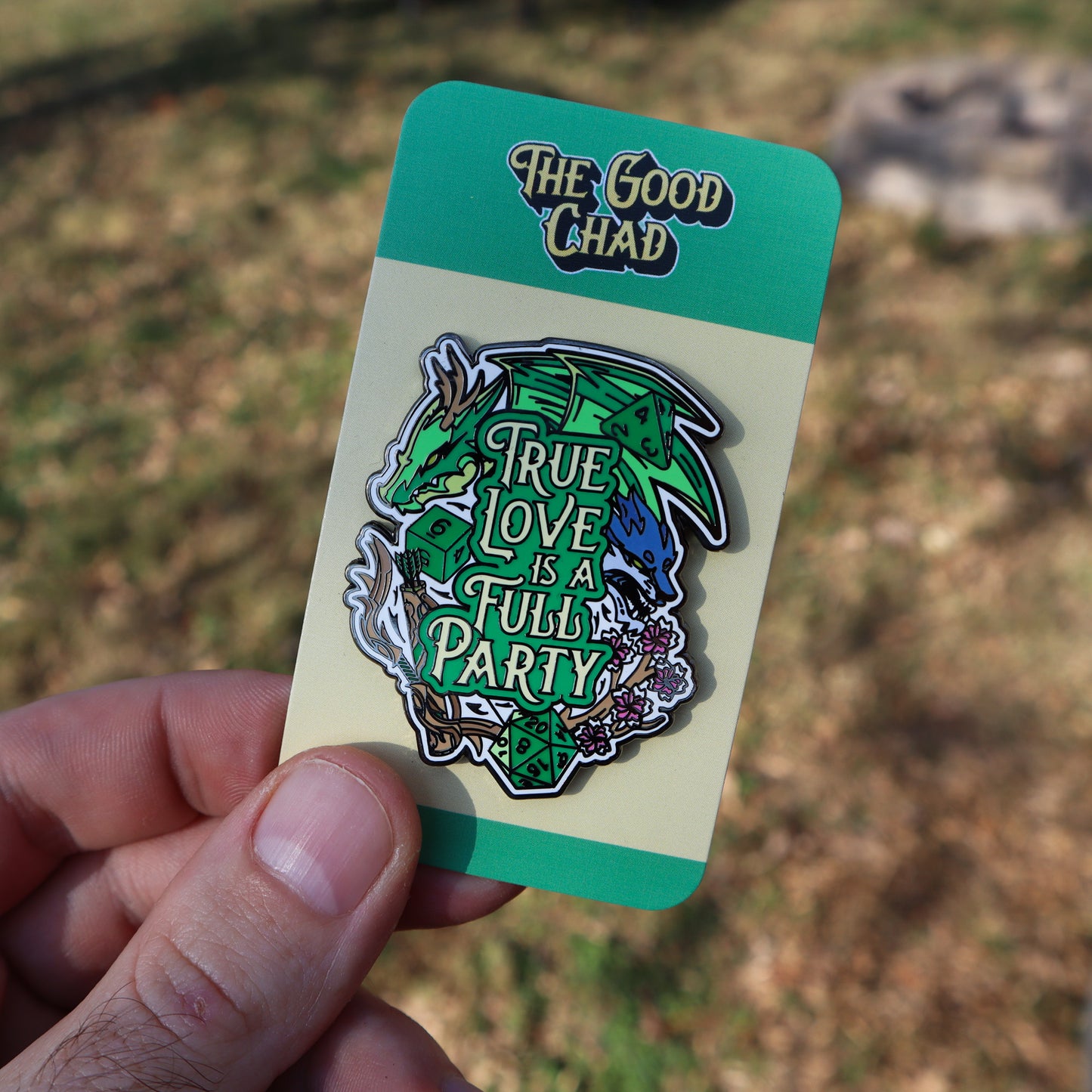 True Love is a Full Party Hard Enamel Pins