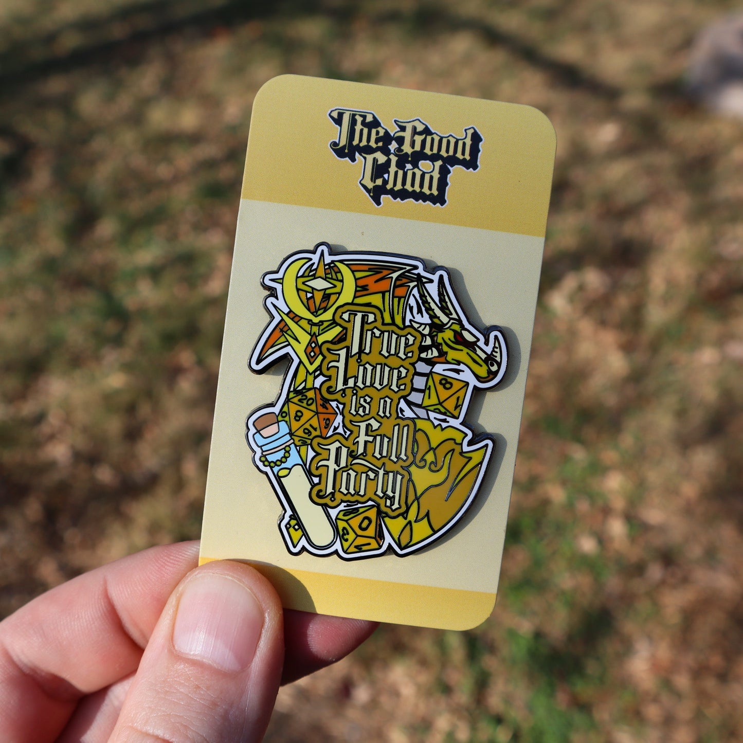 True Love is a Full Party Hard Enamel Pins
