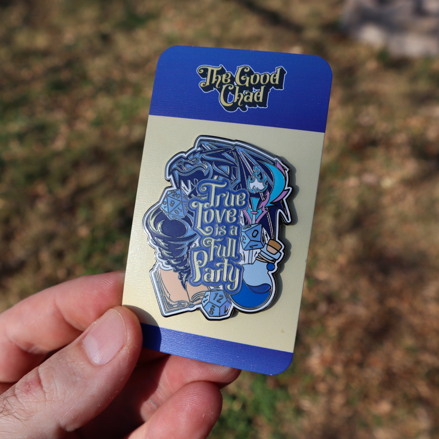 True Love is a Full Party Hard Enamel Pins