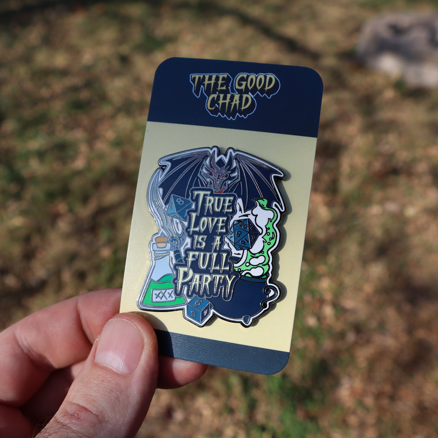 True Love is a Full Party Hard Enamel Pins