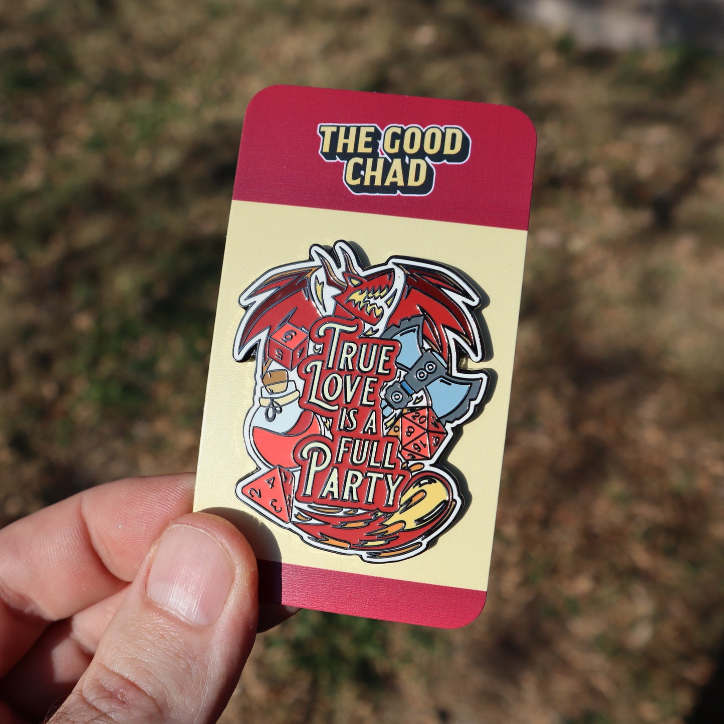 True Love is a Full Party Hard Enamel Pins