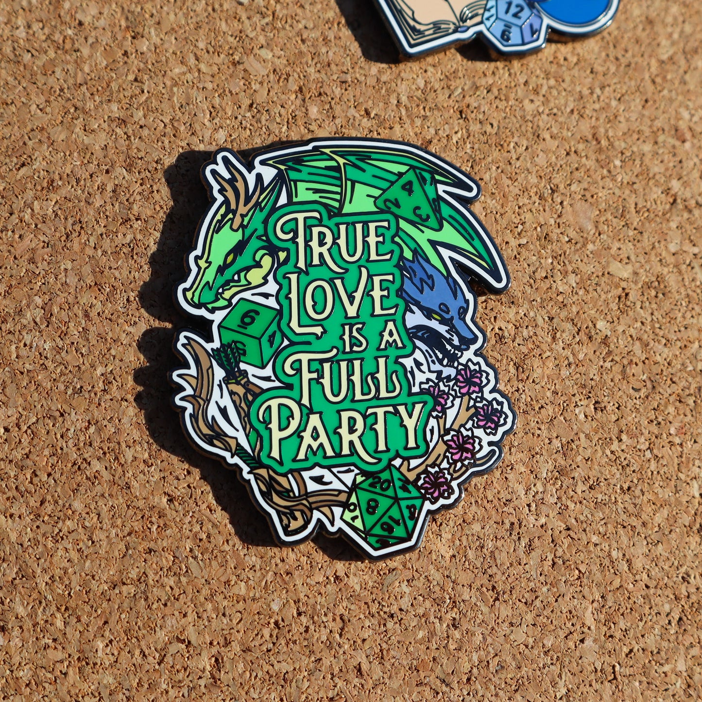 True Love is a Full Party Hard Enamel Pins