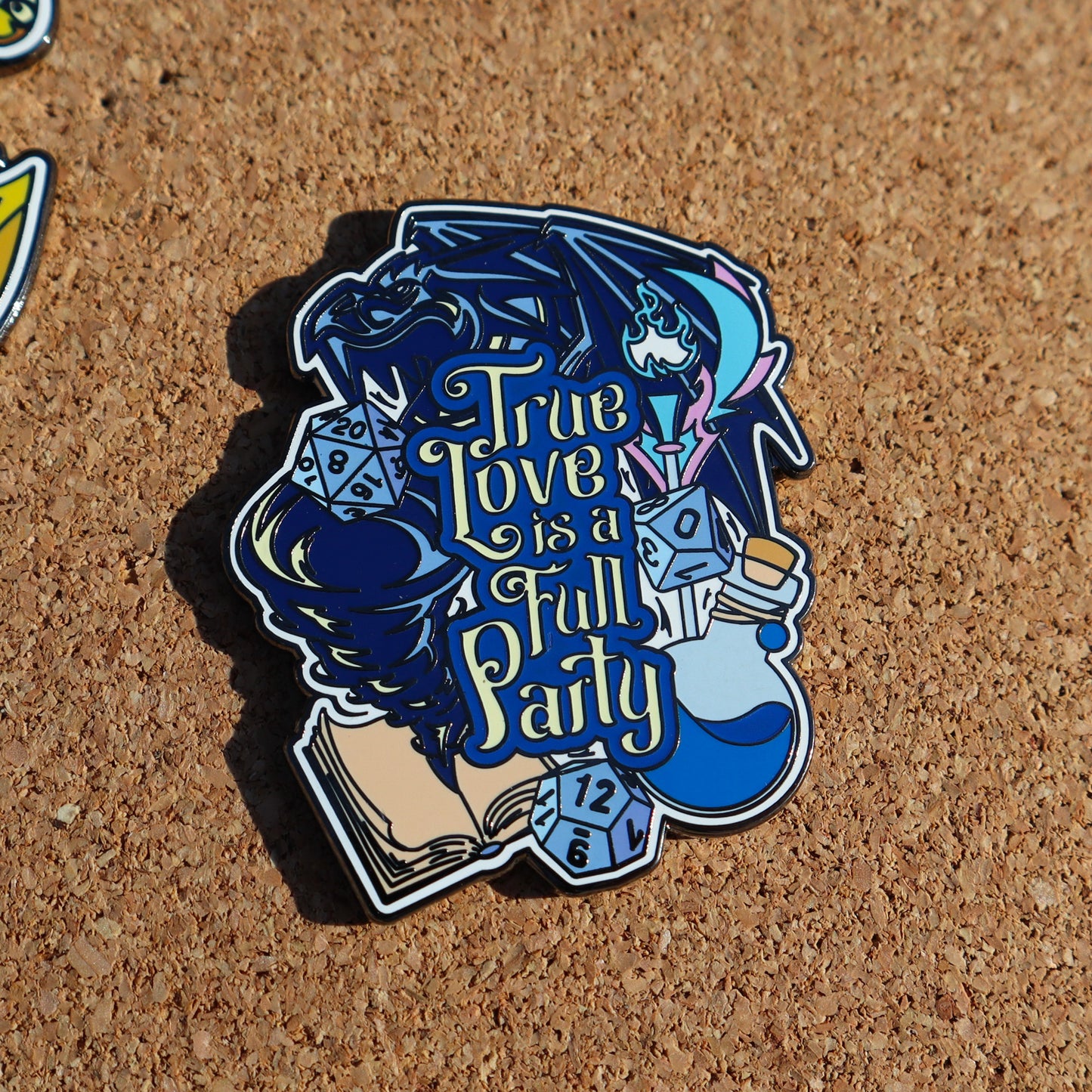 True Love is a Full Party Hard Enamel Pins