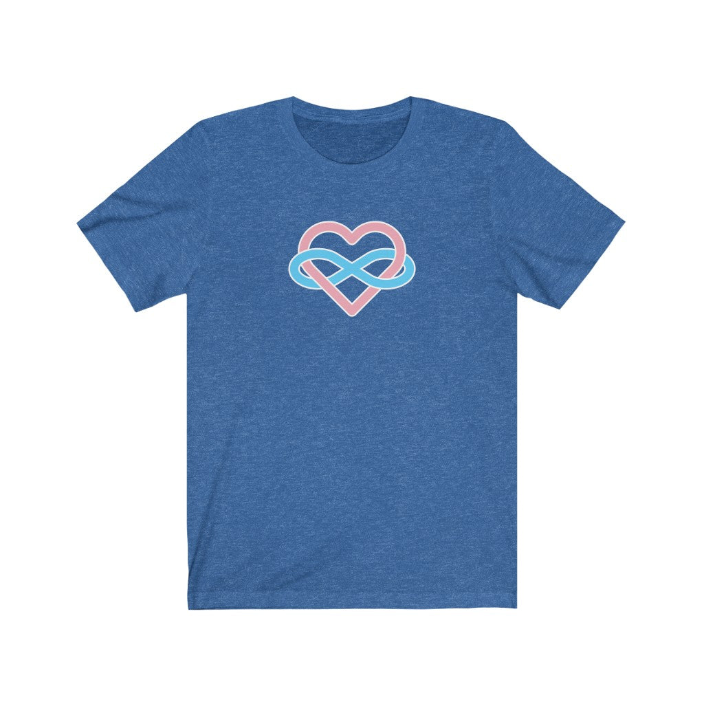 Transgender Infinity Heart Polyamory Tee