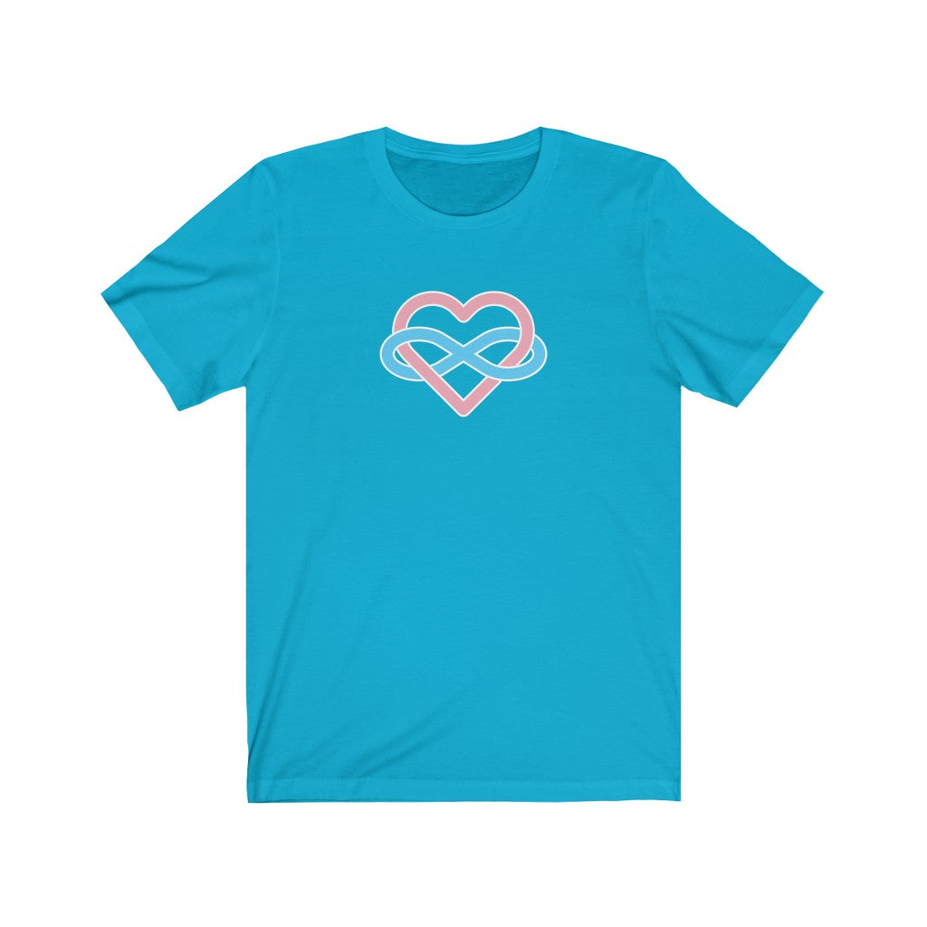 Transgender Infinity Heart Polyamory Tee