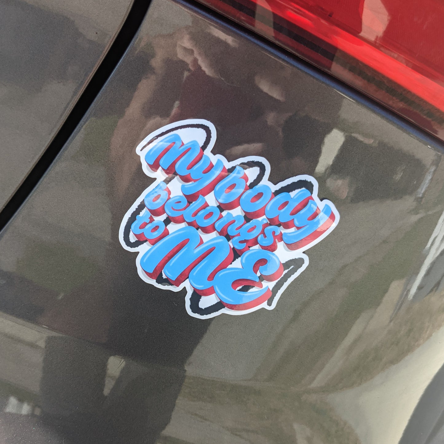 My Body Belongs to Me Vinyl Sticker (3.5"x3.5")