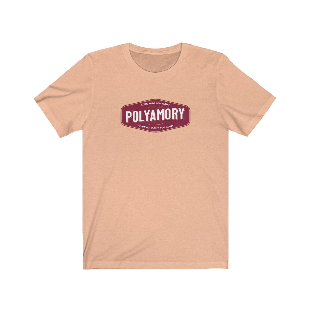 Polyamory Retro Badge Tee