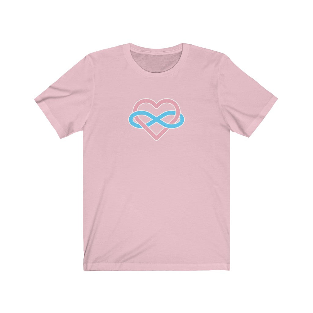 Transgender Infinity Heart Polyamory Tee