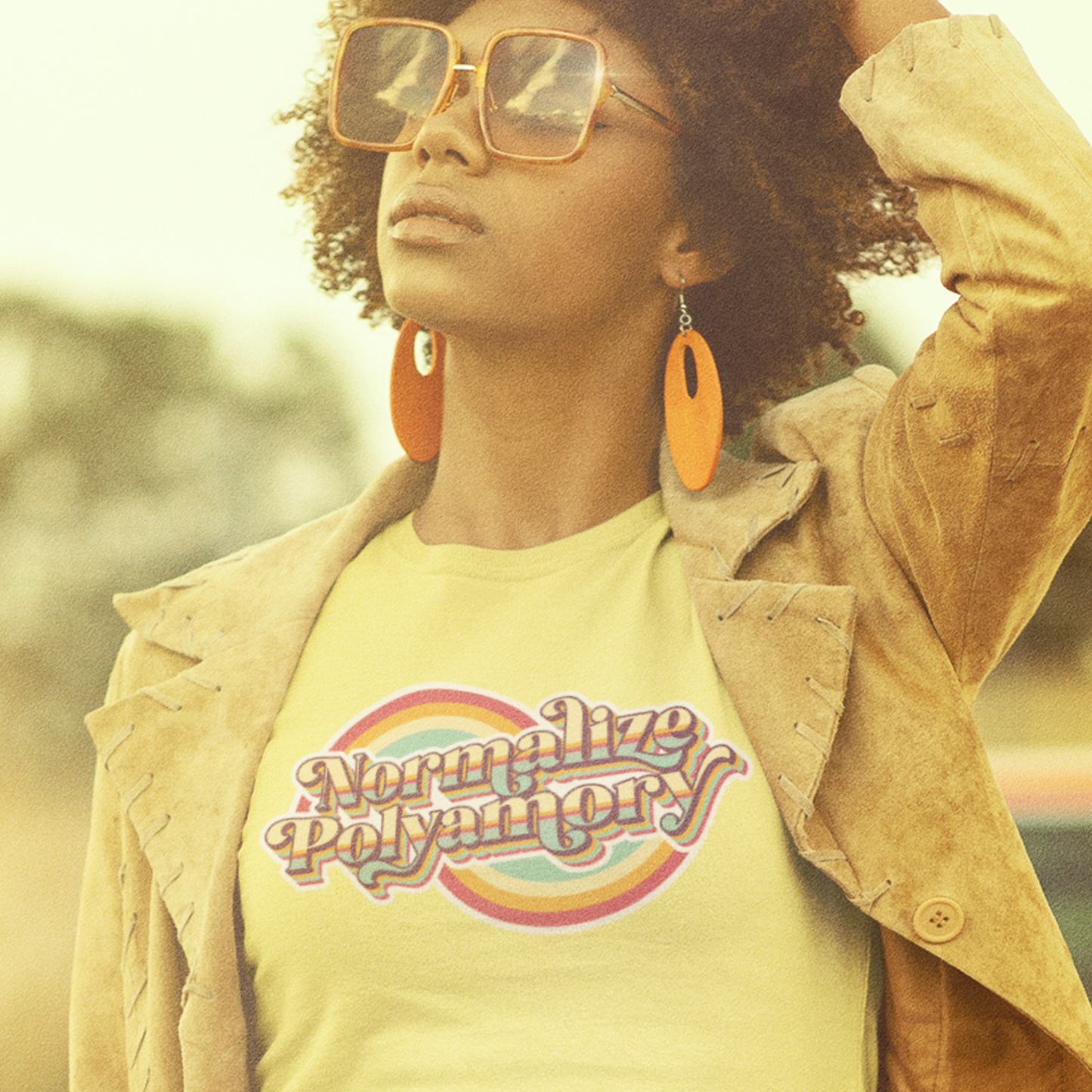 Normalize Polyamory Retro Tee