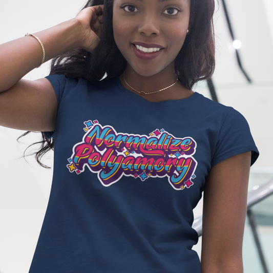 Normalize Polyamory Pride Flag Colors Tee