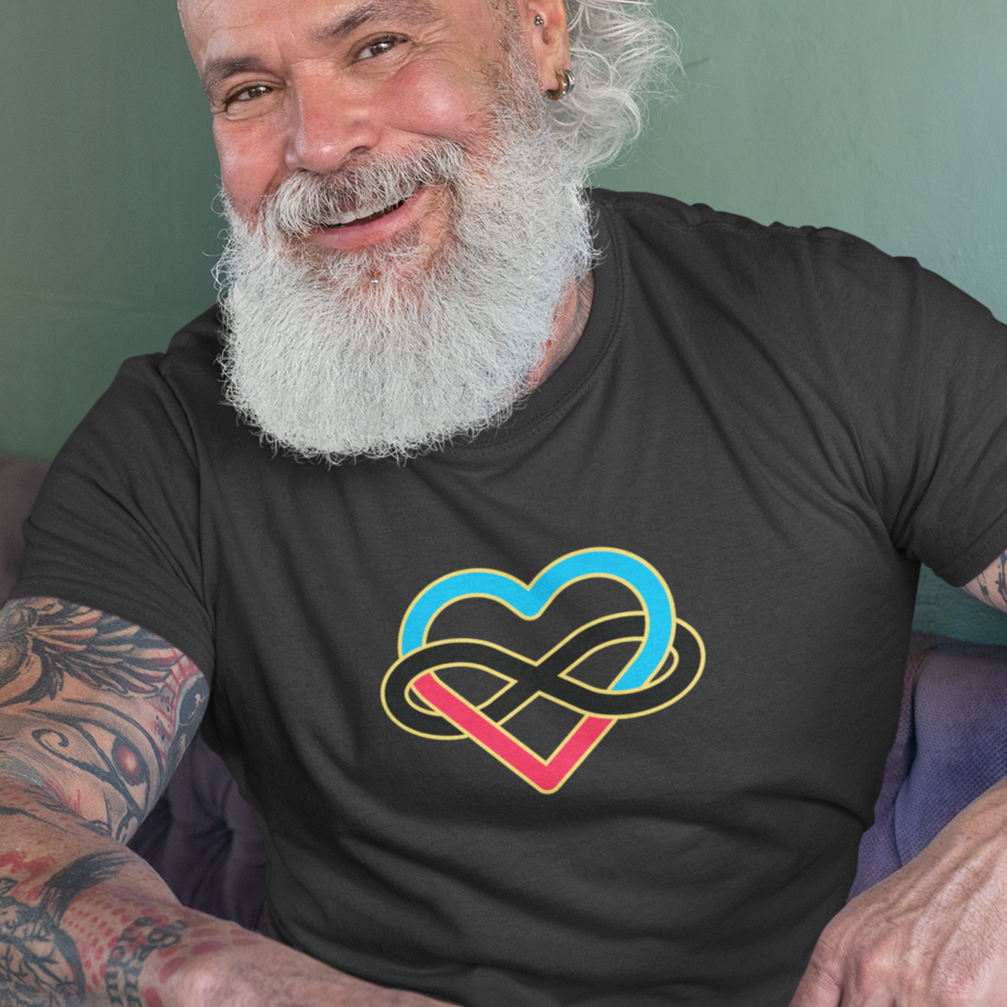 Infinity Heart Polyamory Tee