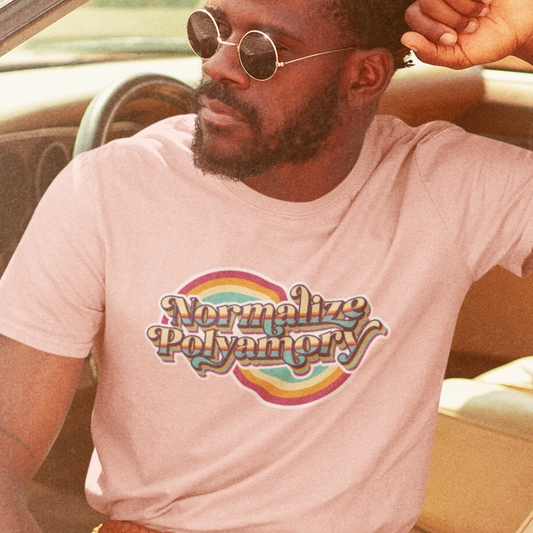 Normalize Polyamory Retro Tee