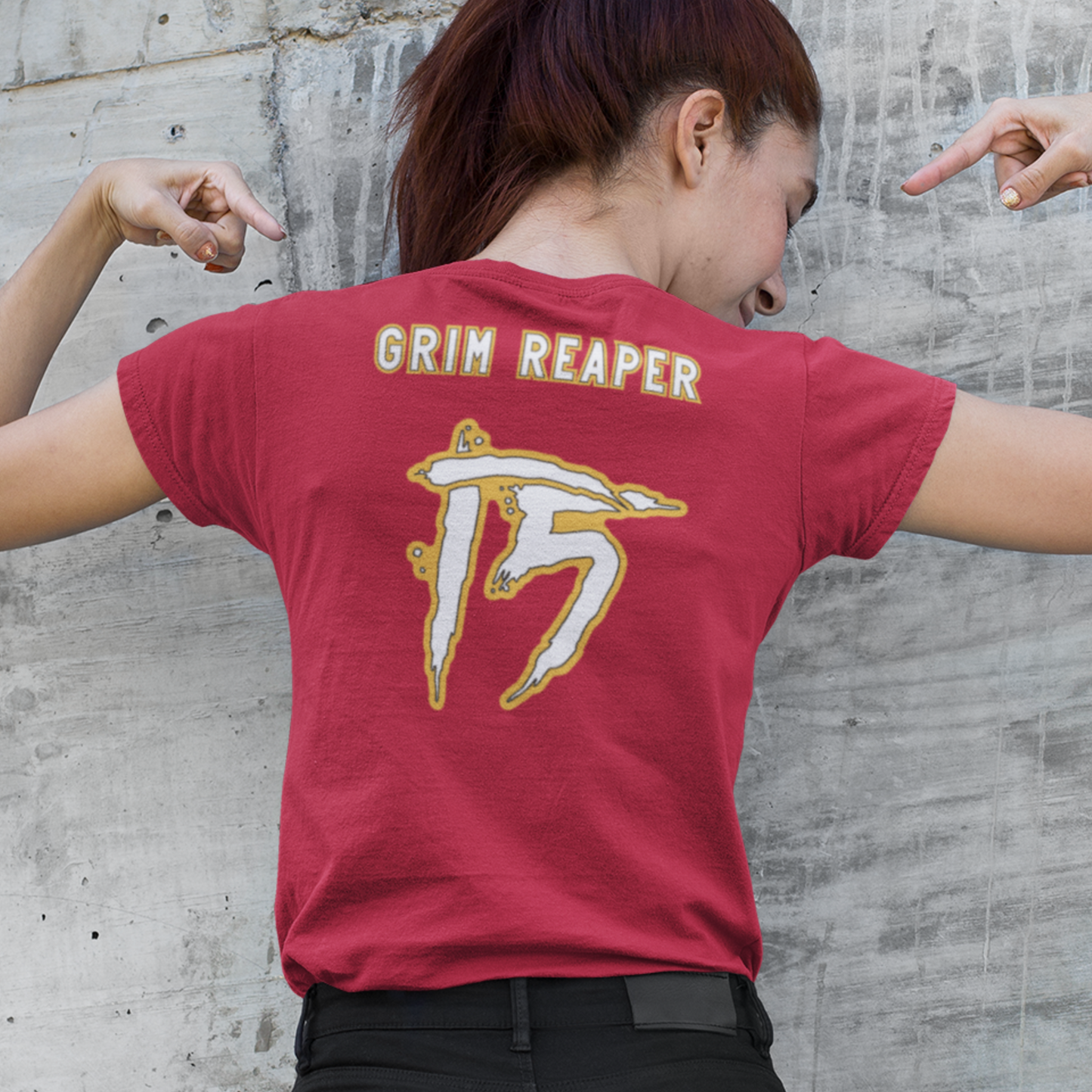 Patrick Mahomes Grim Reaper Jersey Tee