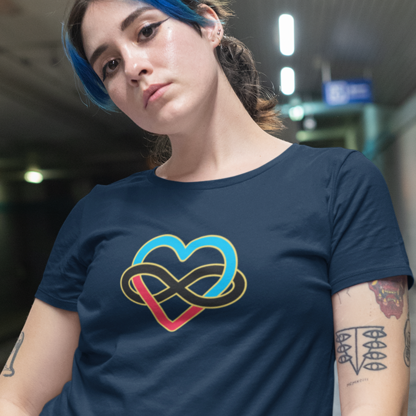 Infinity Heart Polyamory Tee