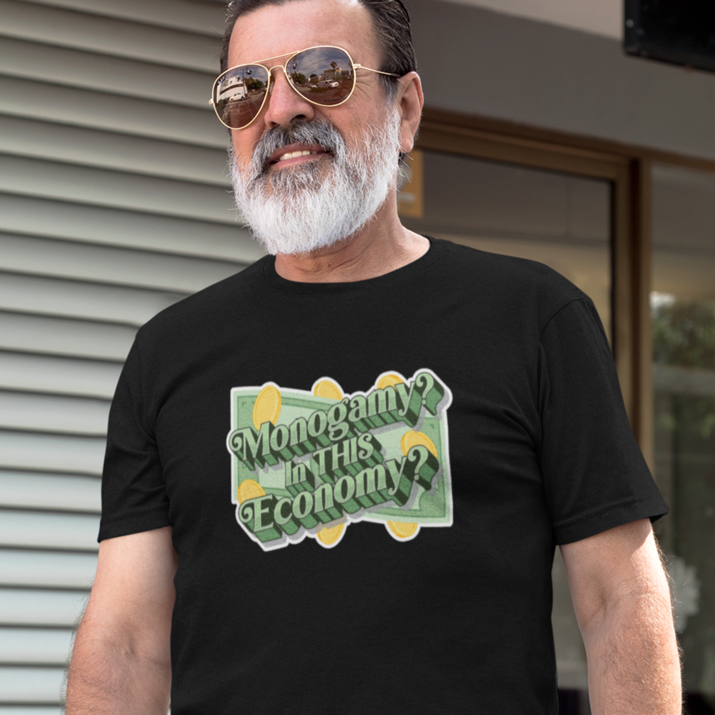 Monogamy? In THIS Economy? Polyamory Tee