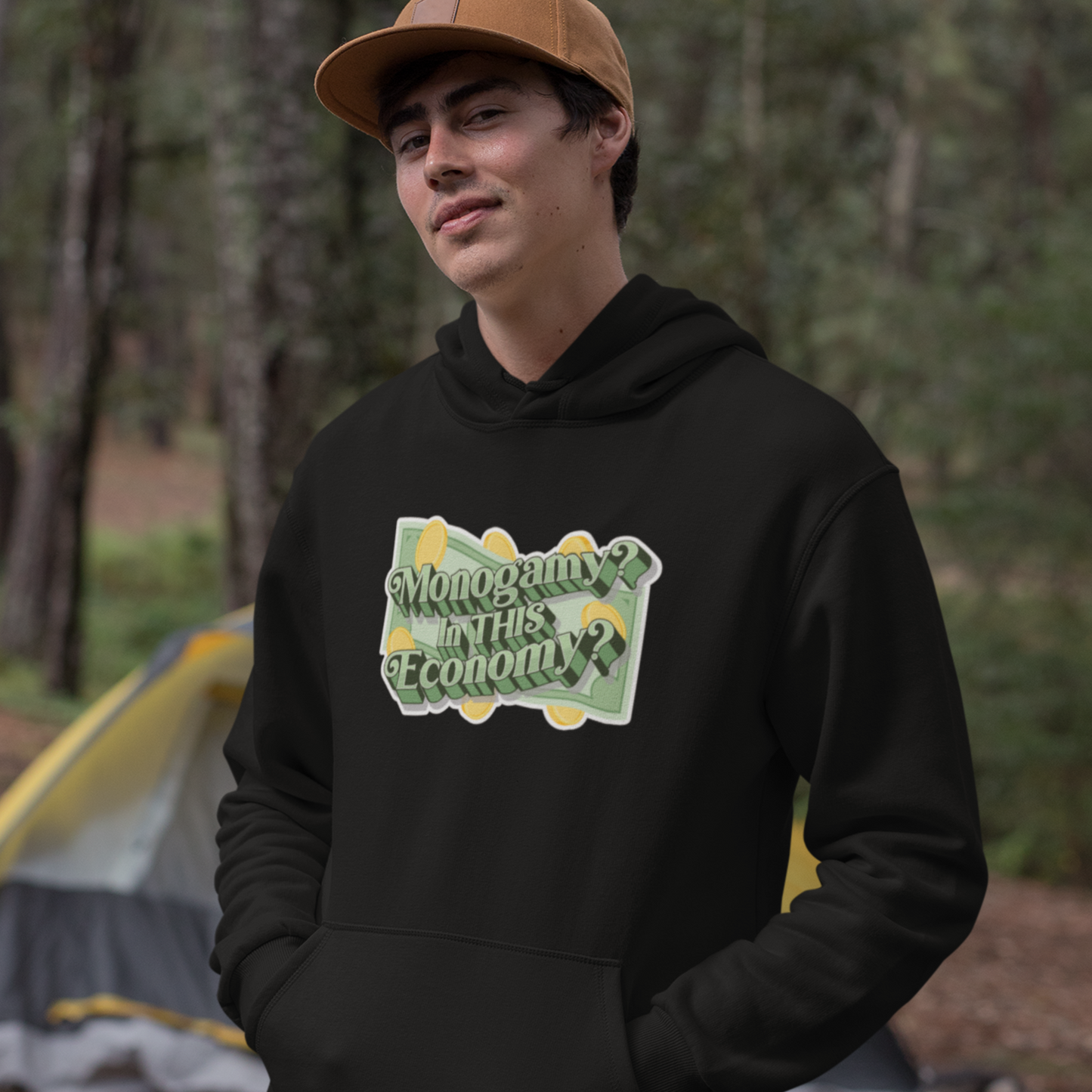 Monogamy? In THIS Economy? Polyamory Hoodie