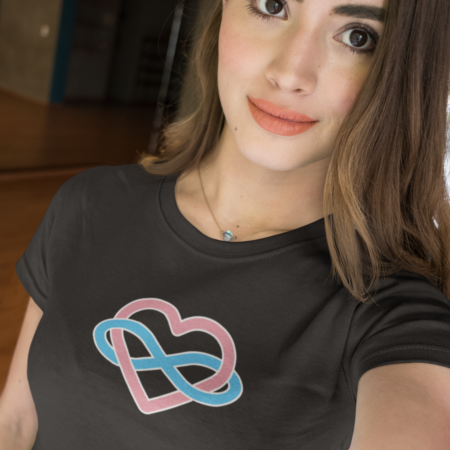 Transgender Infinity Heart Polyamory Tee