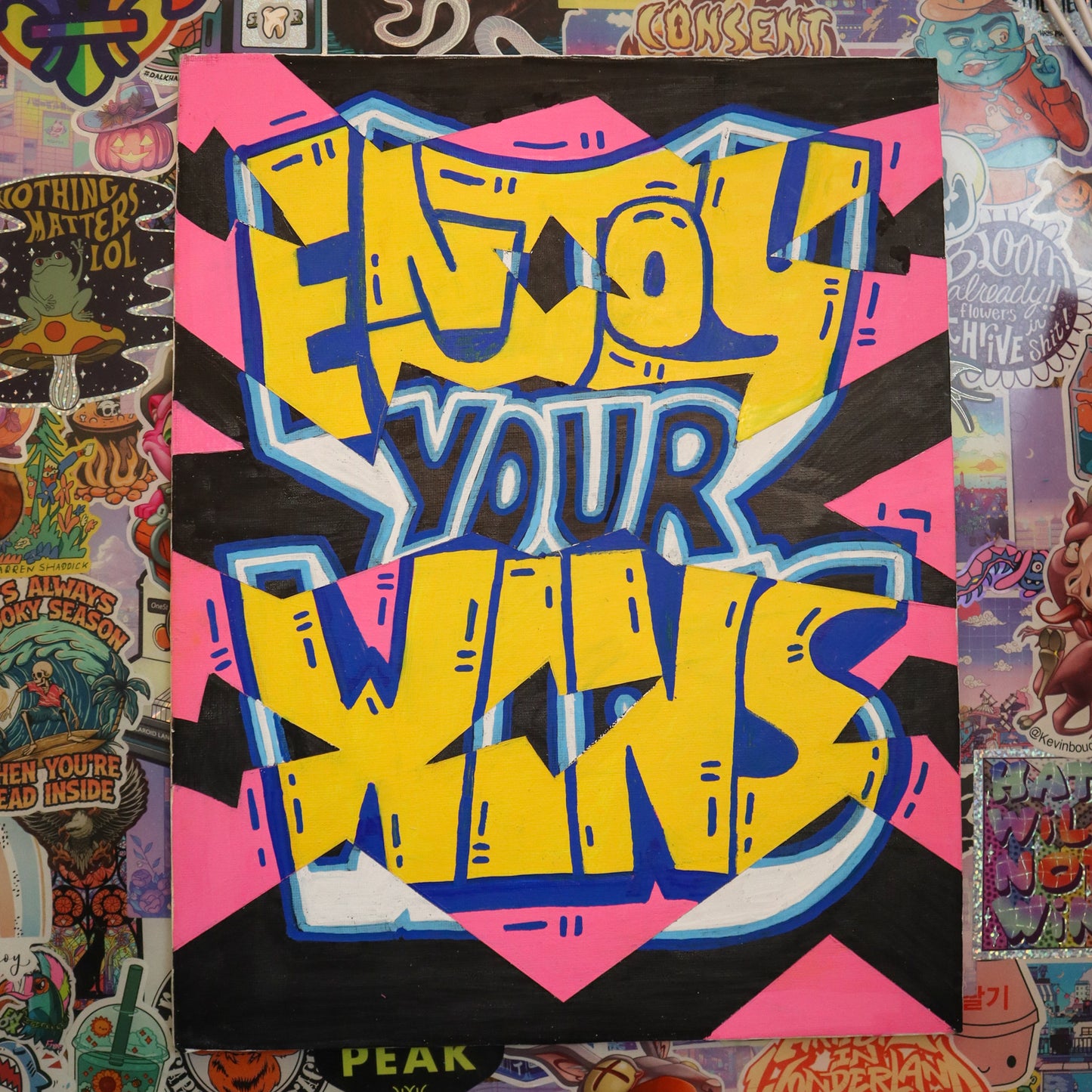 Enjoy Your Wins Original Painting