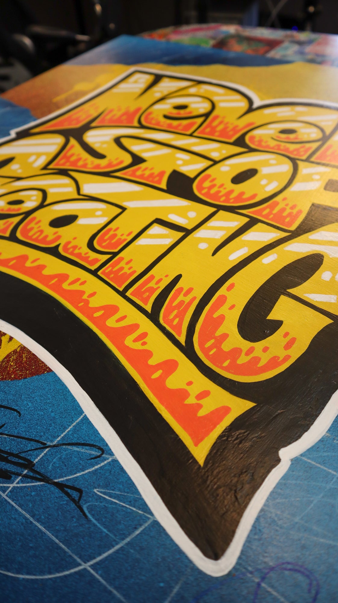 Never Stop Creating Original Painting