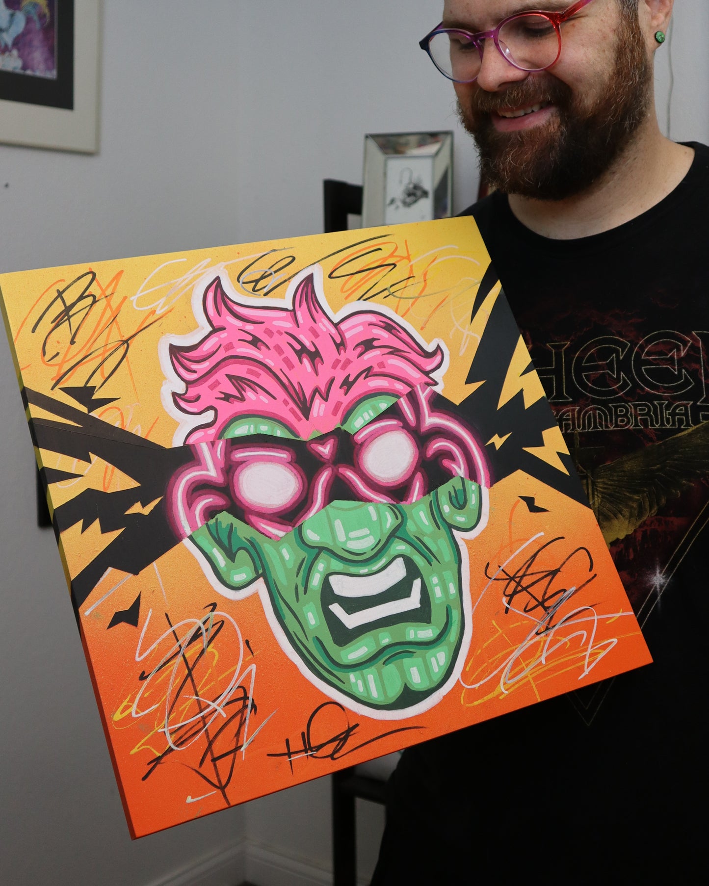 He Was A Lazer Boi Original Painting