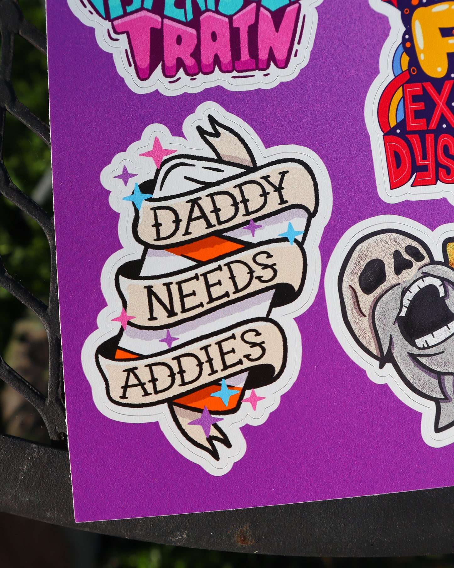 ADHD Vinyl Sticker Pack (2.5"-3" each)