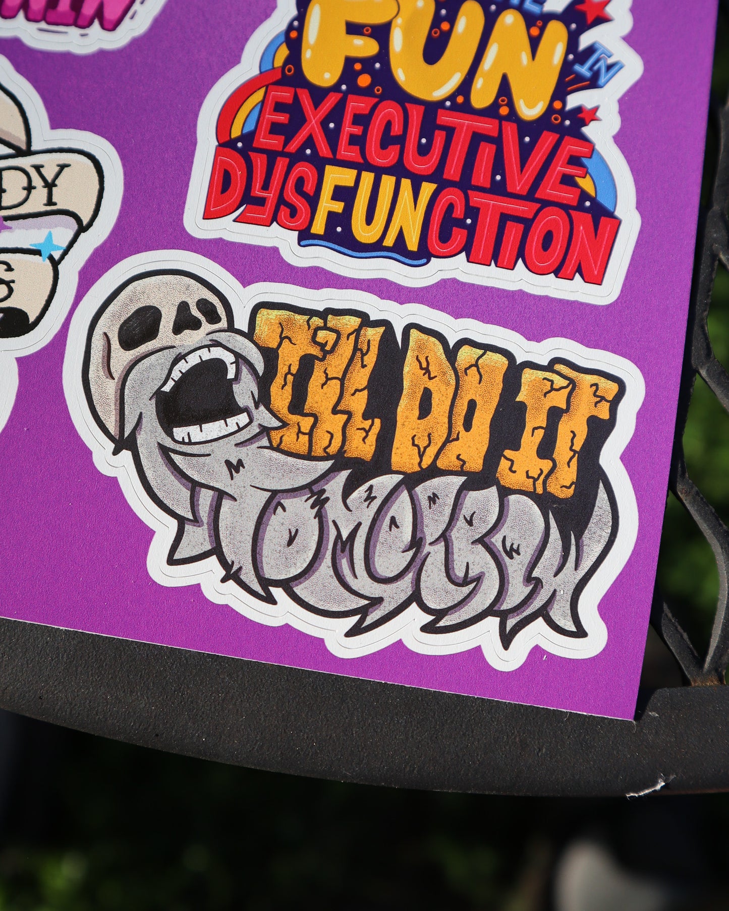 ADHD Vinyl Sticker Pack (2.5"-3" each)