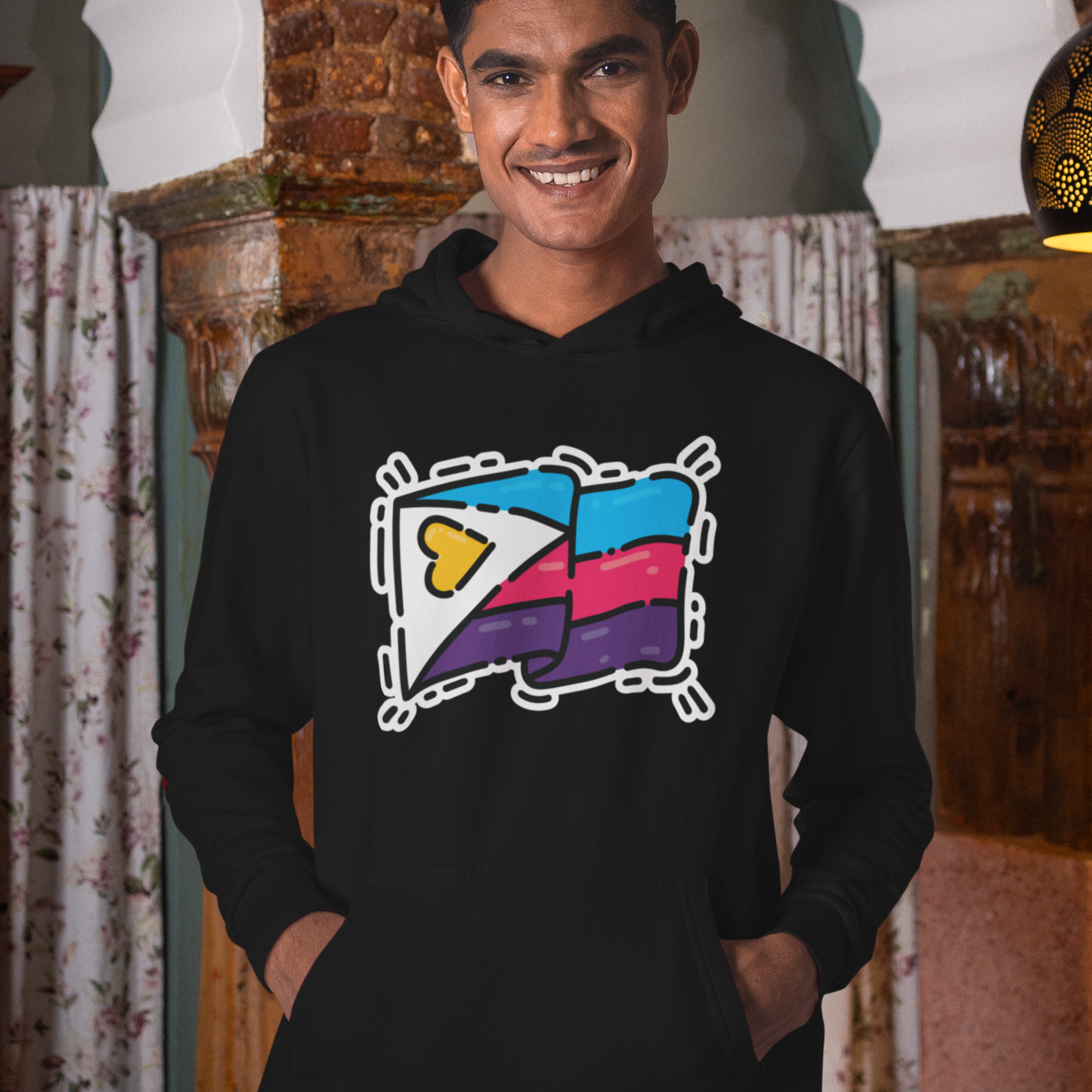 Polyamory Pride Flag Hoodie