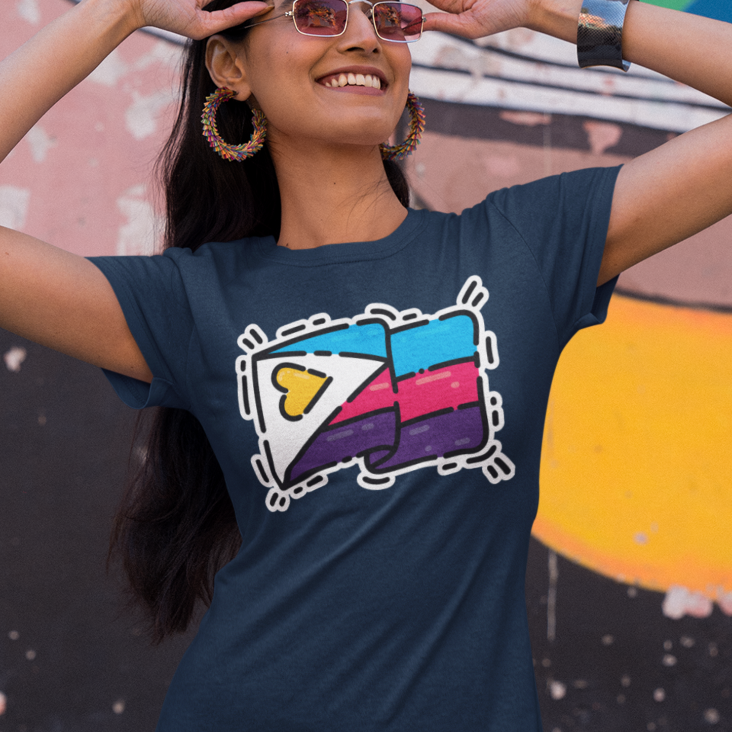 Polyamory Pride Flag Tee