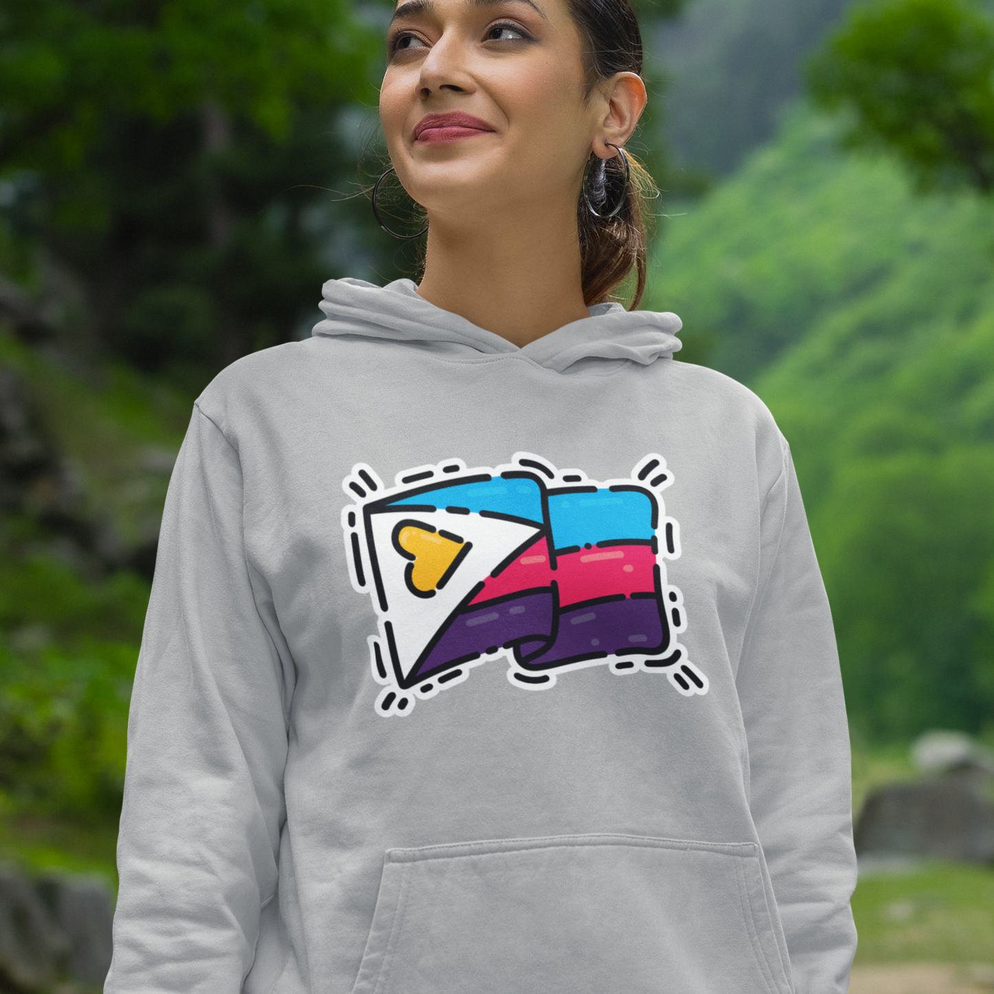 Polyamory Pride Flag Hoodie