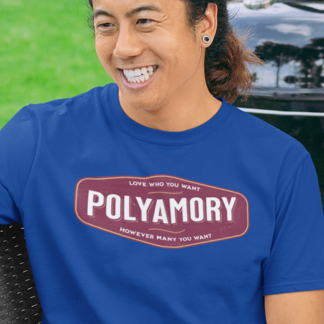 Polyamory Retro Badge Tee