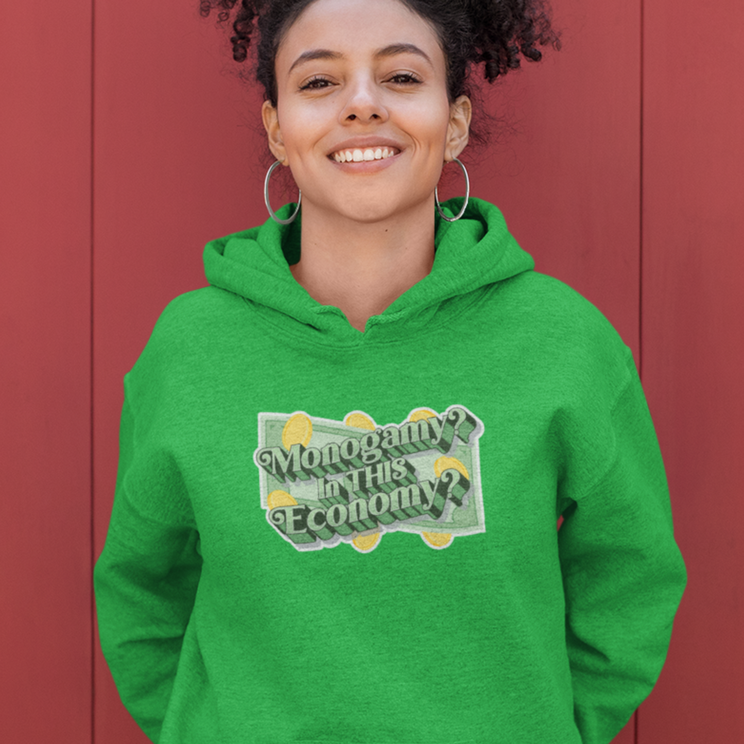 Monogamy? In THIS Economy? Polyamory Hoodie